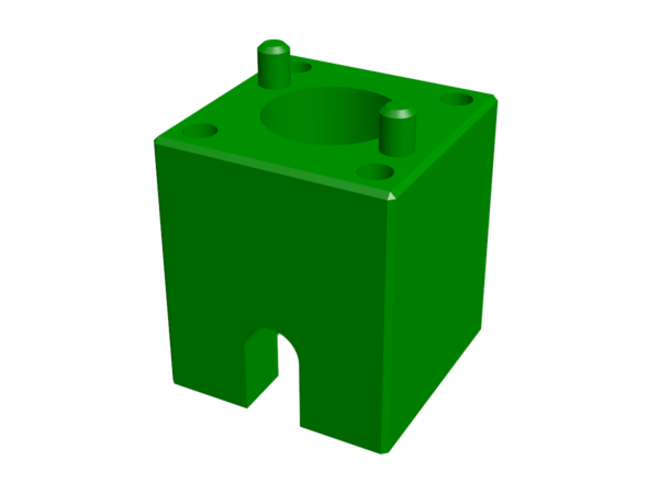 3D-Rendering des Signalfundaments (Mittelteil)